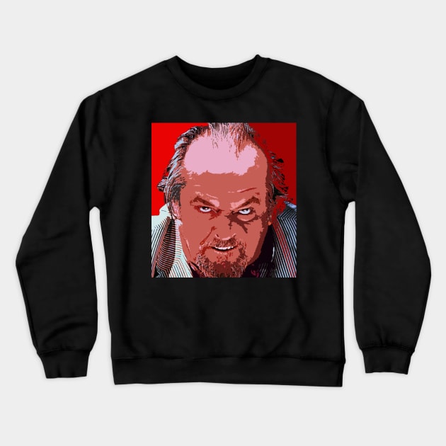 jack nicholson Crewneck Sweatshirt by oryan80